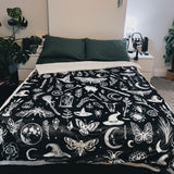 Witchcore Sherpa Blanket