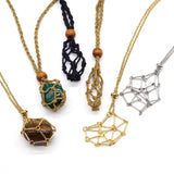 Adjustable Crystal Cage Necklace