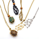 Adjustable Crystal Cage Necklace