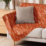 Autumn - Orange - Sherpa blanket