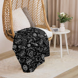 Witchy - Black - Sherpa blanket