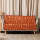 Autumn - Orange - Sherpa blanket