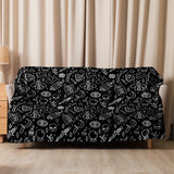 Witchy - Black - Sherpa blanket