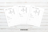 Extra Inserts - Digital Download - Printable