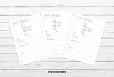 Extra Inserts - Digital Download - Printable