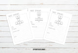 Extra Inserts - Digital Download - Printable