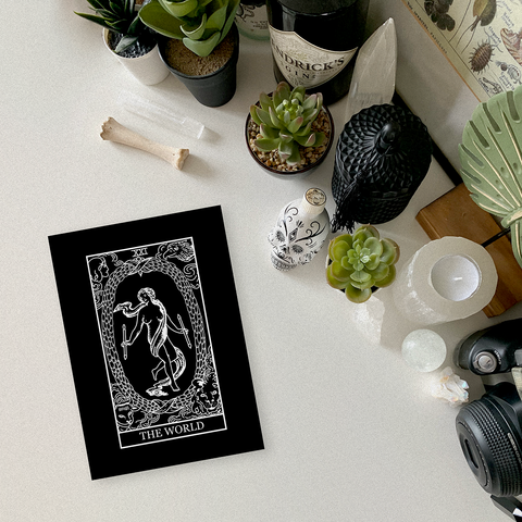 The World Tarot Print