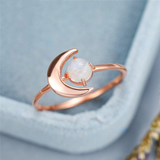 Moon Stone Ring