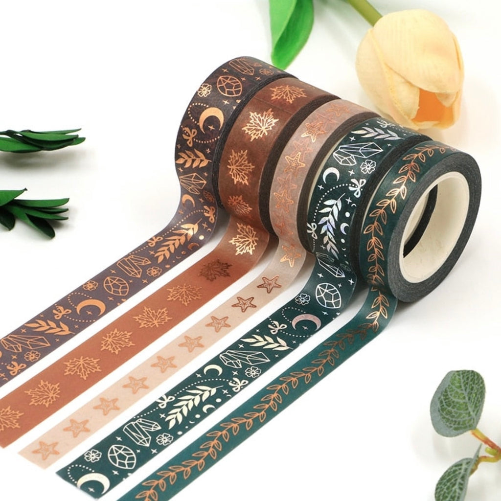 Witchy Washi Tapes Witch Washi Autumn Dark Witch Pastel Kawaii