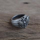 Death Moth Signet Ring