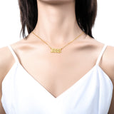 Old English Year Necklace