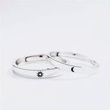 Sun & Moon Couples Ring