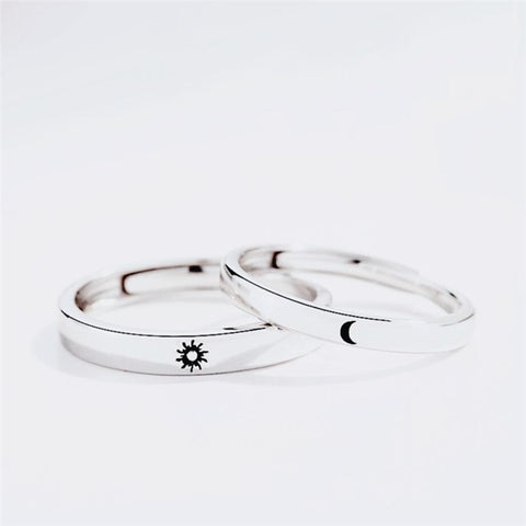 Sun & Moon Couples Ring