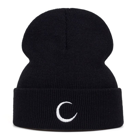 Crescent Moon Beanie Hat