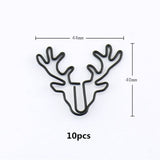 Black Deer Paper Clip