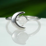 Moon Stone Ring