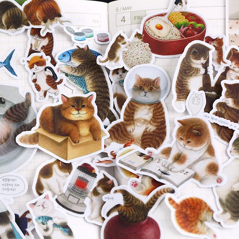 Fat Cat Sticker Pack